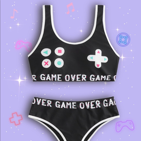 LAST ONE Gamer Girl Full Rave Outfit - Picture 2 of 9